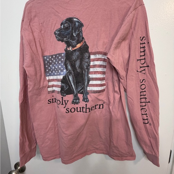 Simply Southern Tops - Simply Southern Mauve Long Sleeve Tee